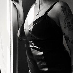 Vintage Black Full Length Slip